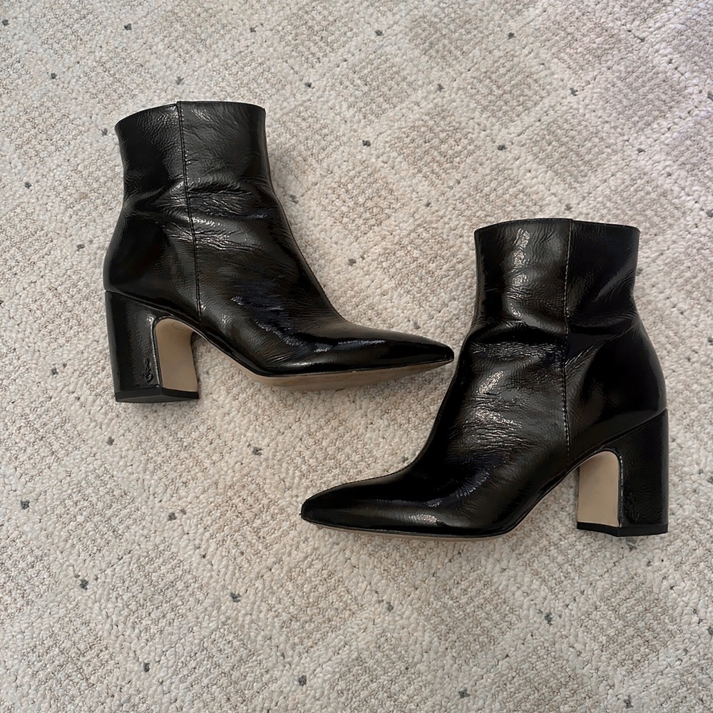 Sam Edelman Hilty Black Patent Bootie Size : 7 - Picture 7 of 13